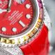 New Blaken Rolex Submariner Red Dial Rainbow Bezel Swiss Replica Watches 40mm (8)_th.jpg